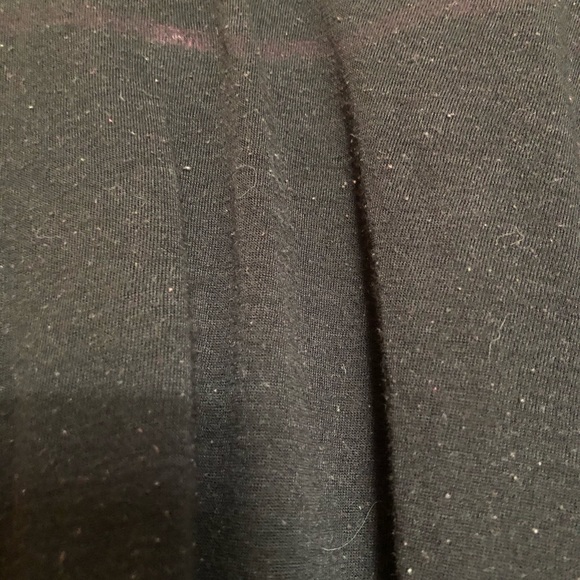 Free People Beach Tee in Washed Black+ Pink Trim - Picture 7 of 7